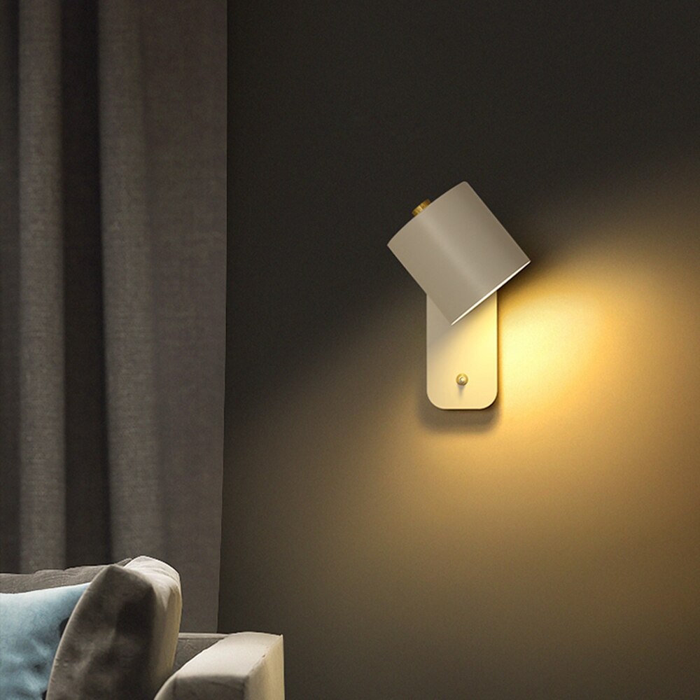 Moderne Væglamper i Metal med Energibesparende LED