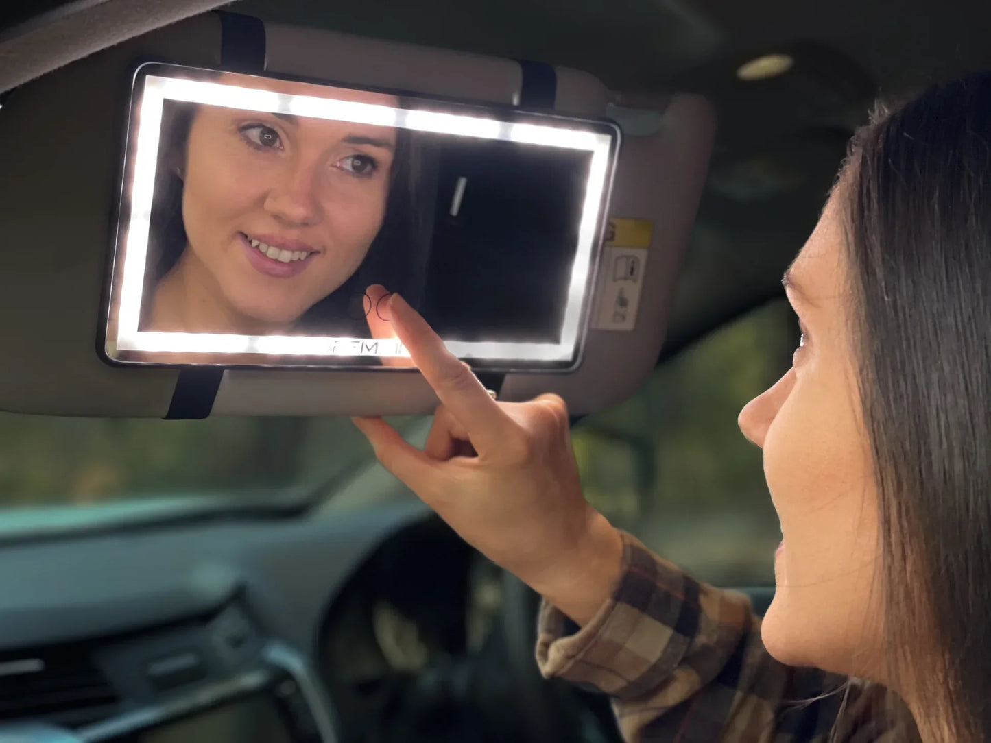LED Bakspejl til Bilen med Multifunktionalitet