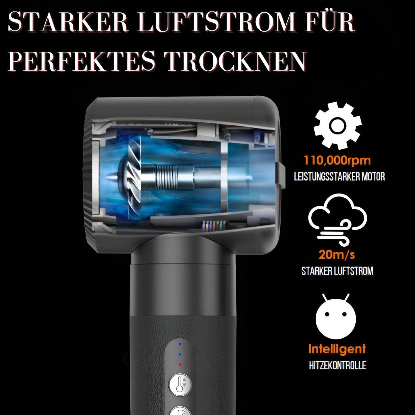 AirPro - 7-i-1 Hårstyler för Perfekta Frisyrer Utan Skador