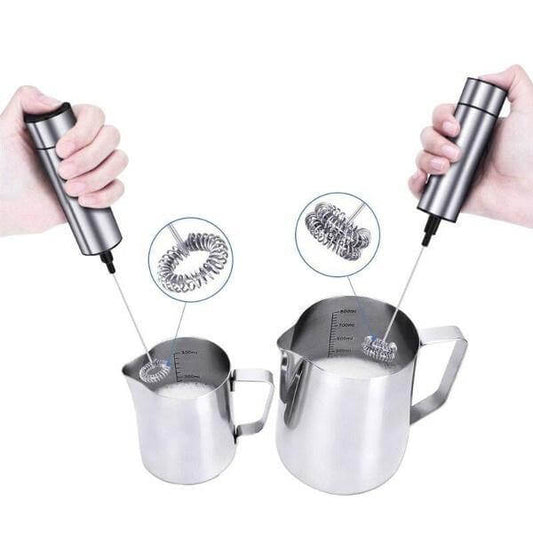 Professionel Håndholdt Kaffe Mælkeskummer