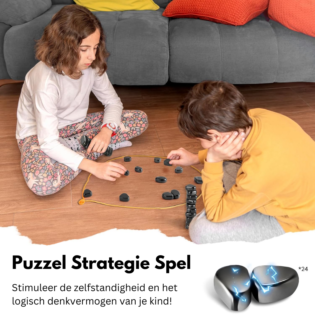 Resvänligt magnetiskt schackset för strategisk underhållning