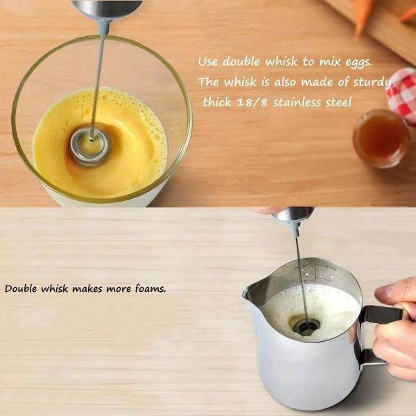 Professionell Handhållen Kaffemjölkskummare