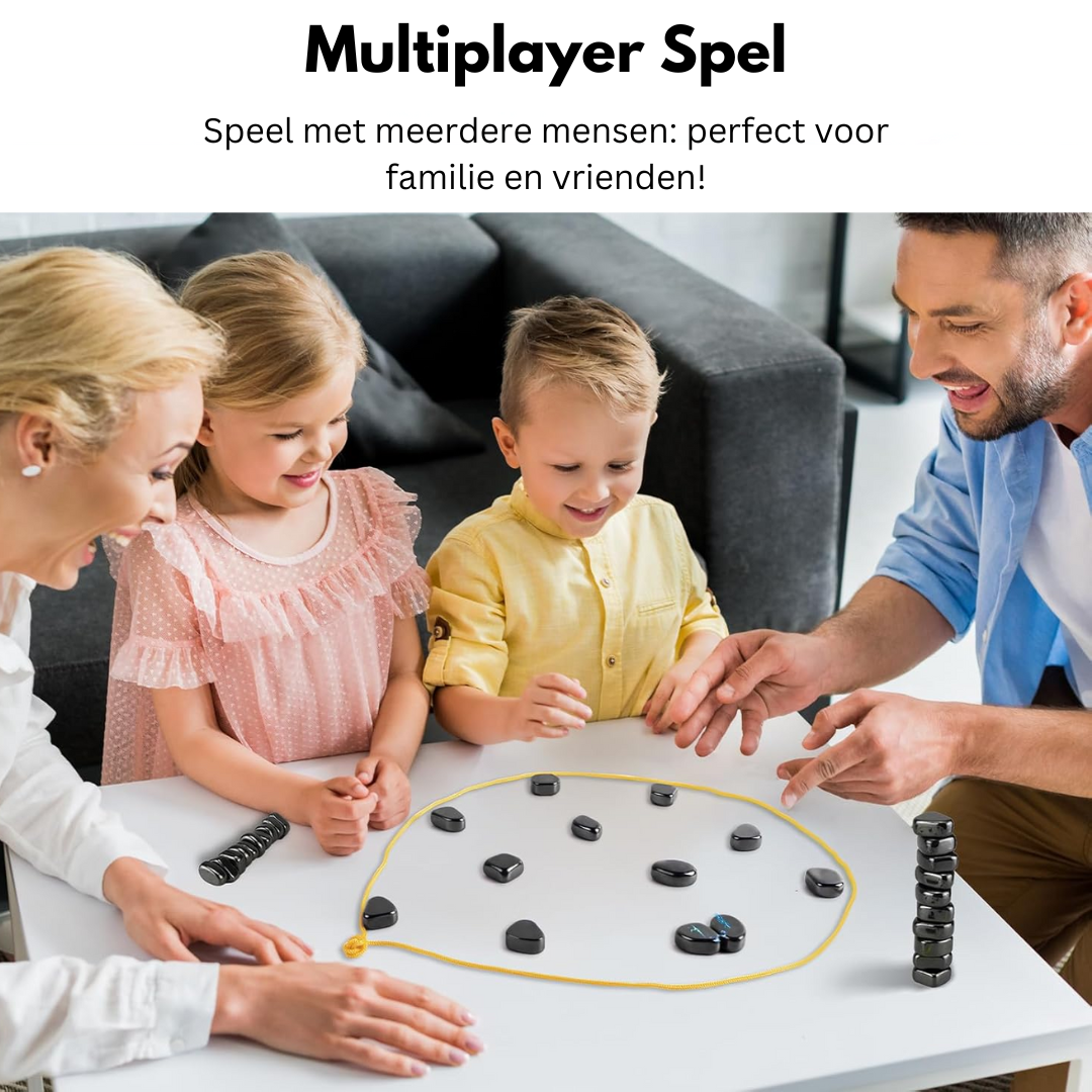 Resvänligt magnetiskt schackset för strategisk underhållning