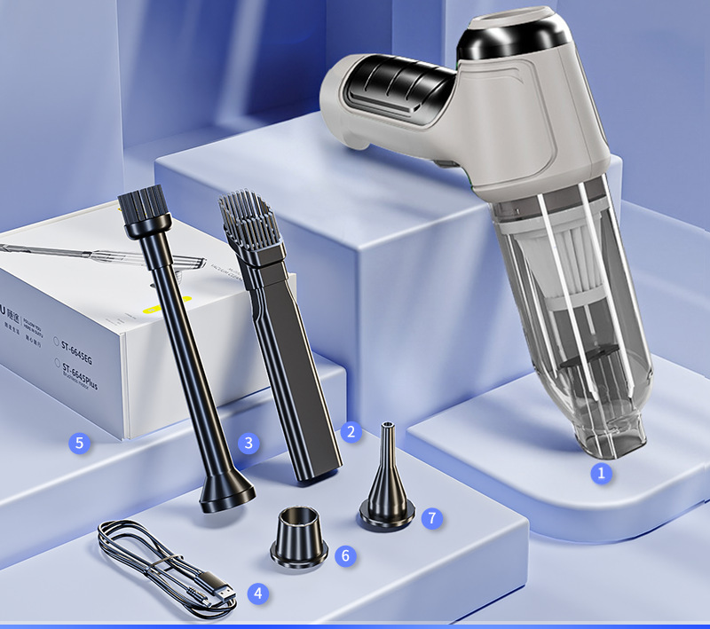 Trådløs Bilstøvsuger med Kraftfuld Sugestyrke 95000PA