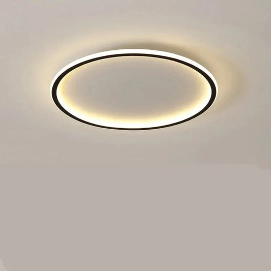 Moderne LED Loftlampe i Rundt Design - Stilfuld Belysning