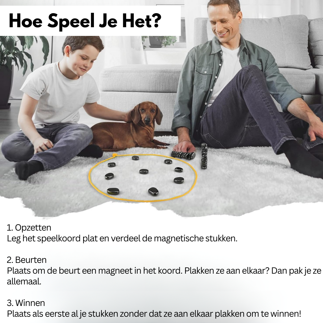 Resvänligt magnetiskt schackset för strategisk underhållning