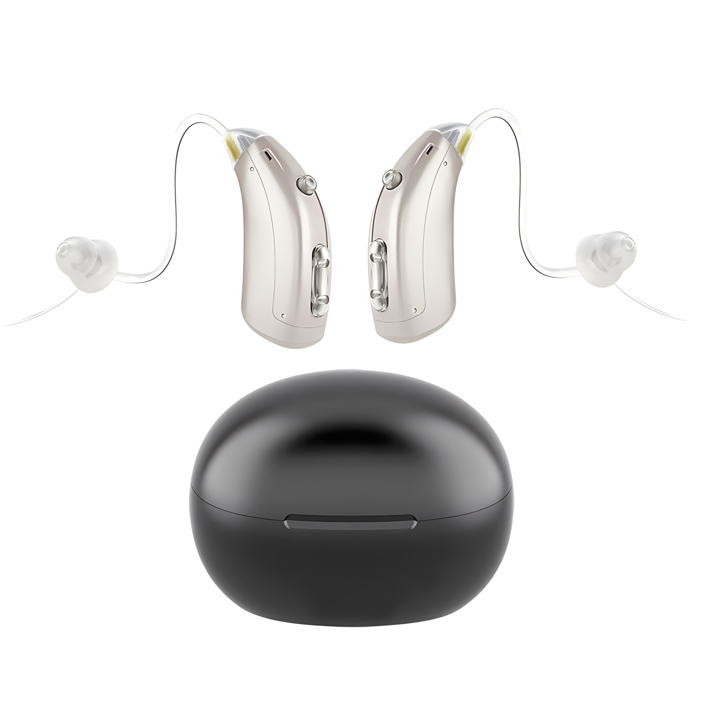 Genopladelige Bluetooth-høreapparater med støjreduktion | Klart lyd og komfort