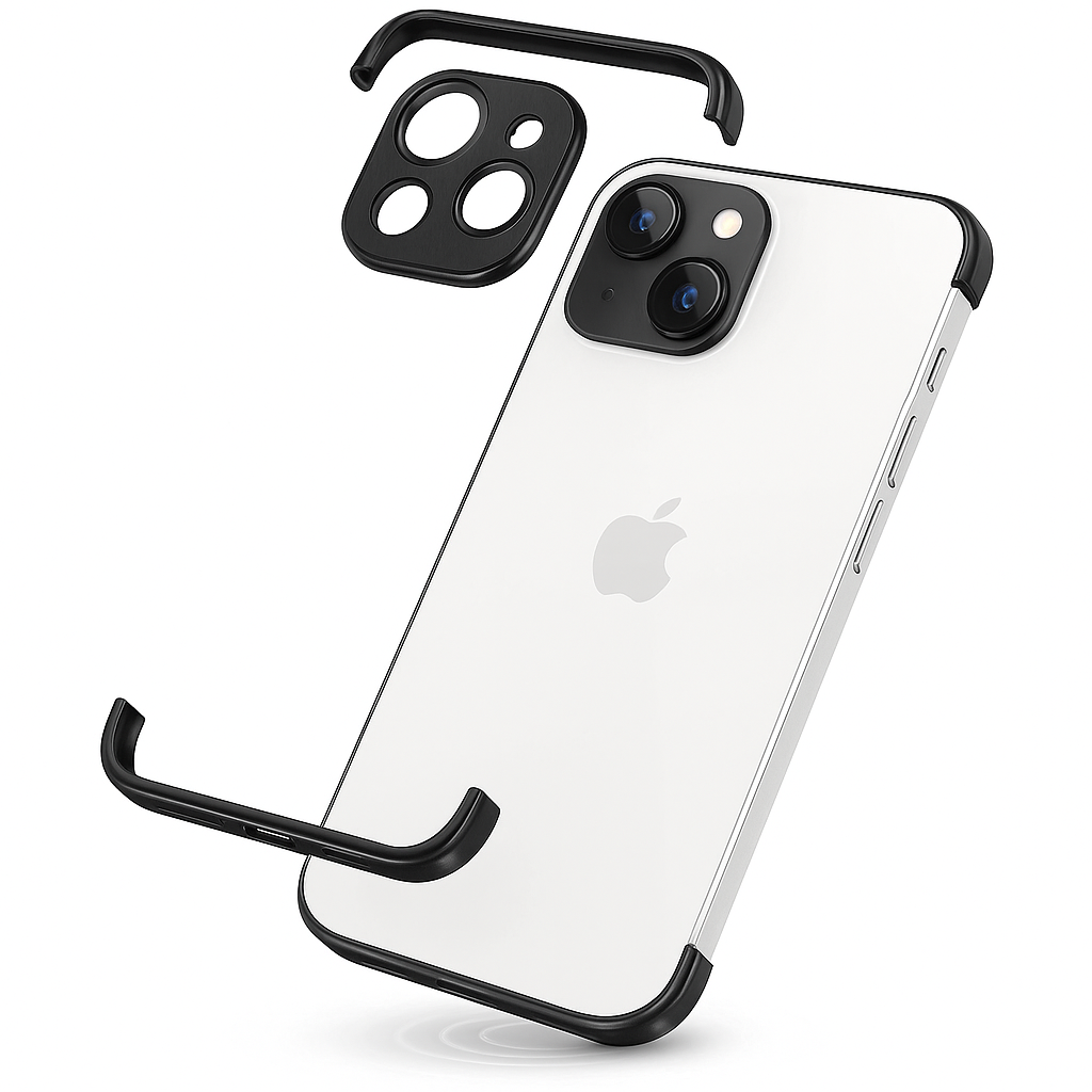 Slankt och minimalistiskt metallskydd för smartphone