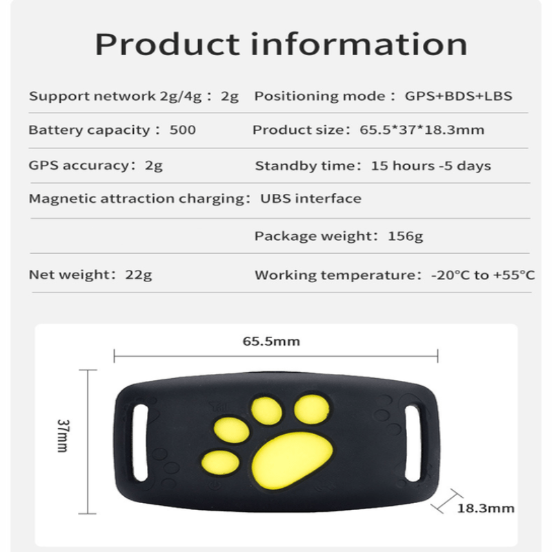 Intelligent GPS Tracker til Katte – Real-Time Positionering Uden Abonnement