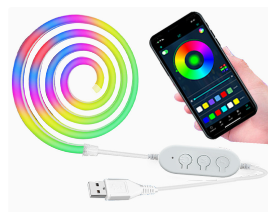 LED Lyskæde med app-styring - tilpasseligt lysdesign