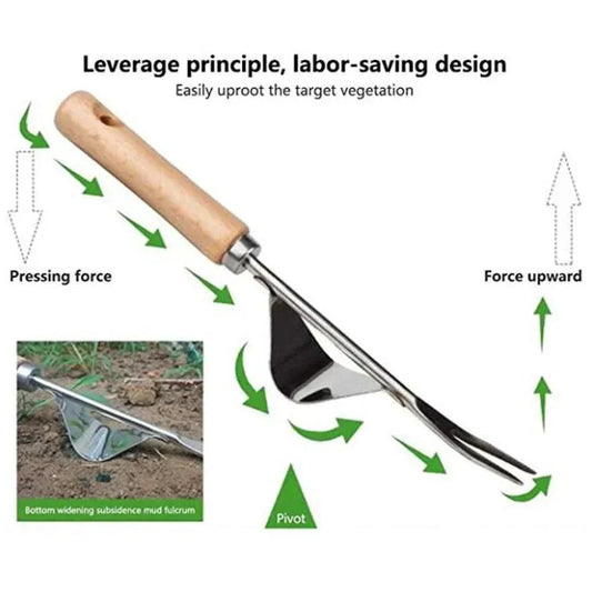 Ergonomisk ogräsborttagare med precision för enkel användning
