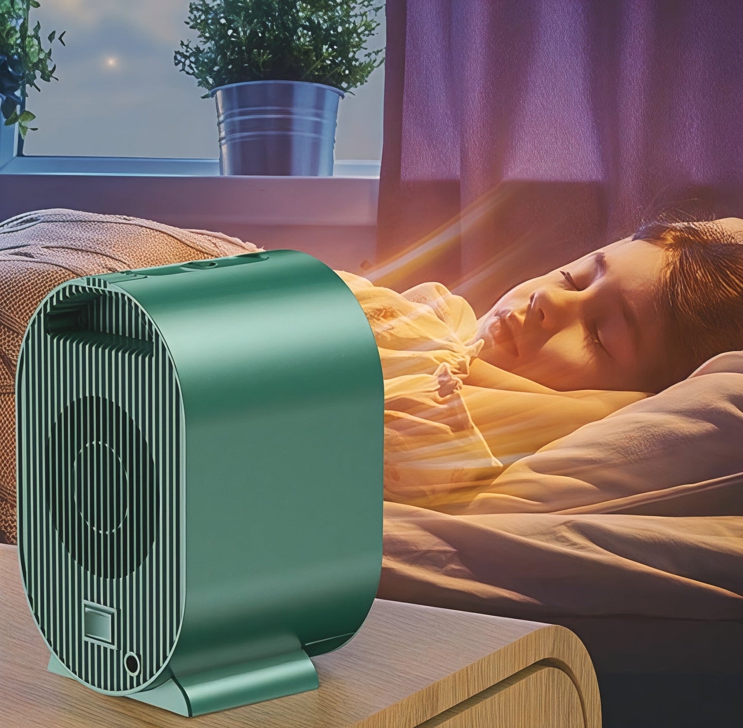 Trådløs keramisk rumvarmer med elektrisk funktion