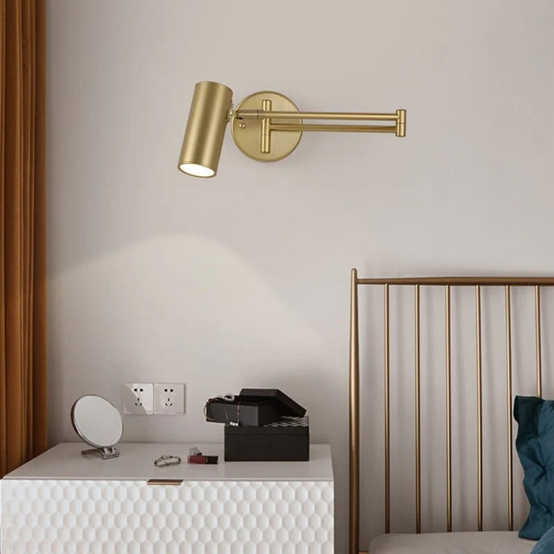 Stilren Justerbar Vägglampa med Flexibel Belysning