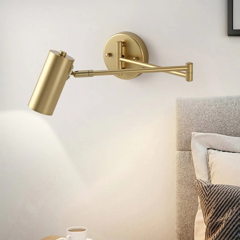 Stilren Justerbar Vägglampa med Flexibel Belysning