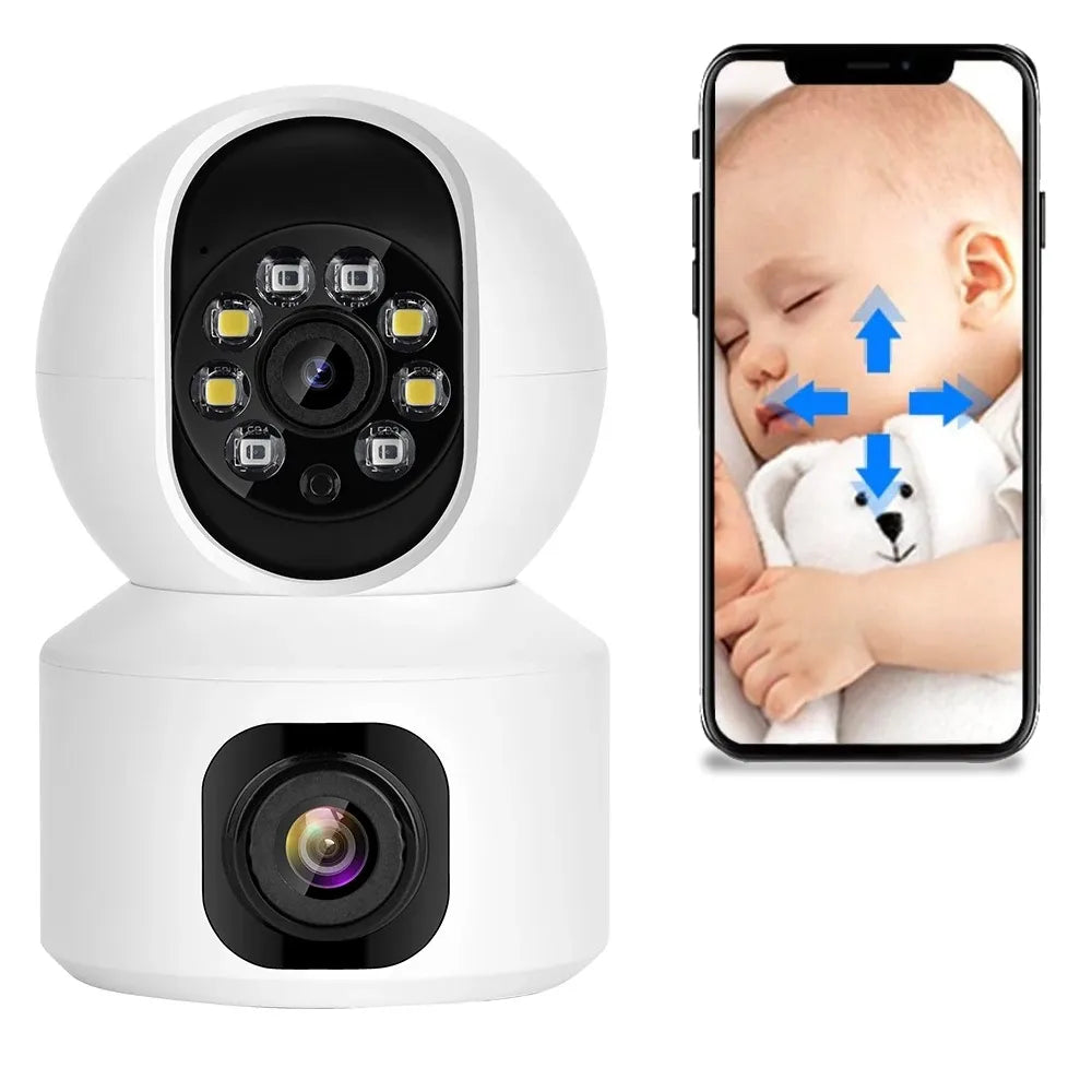 Smart babymonitor med 2K HD och mobilapp