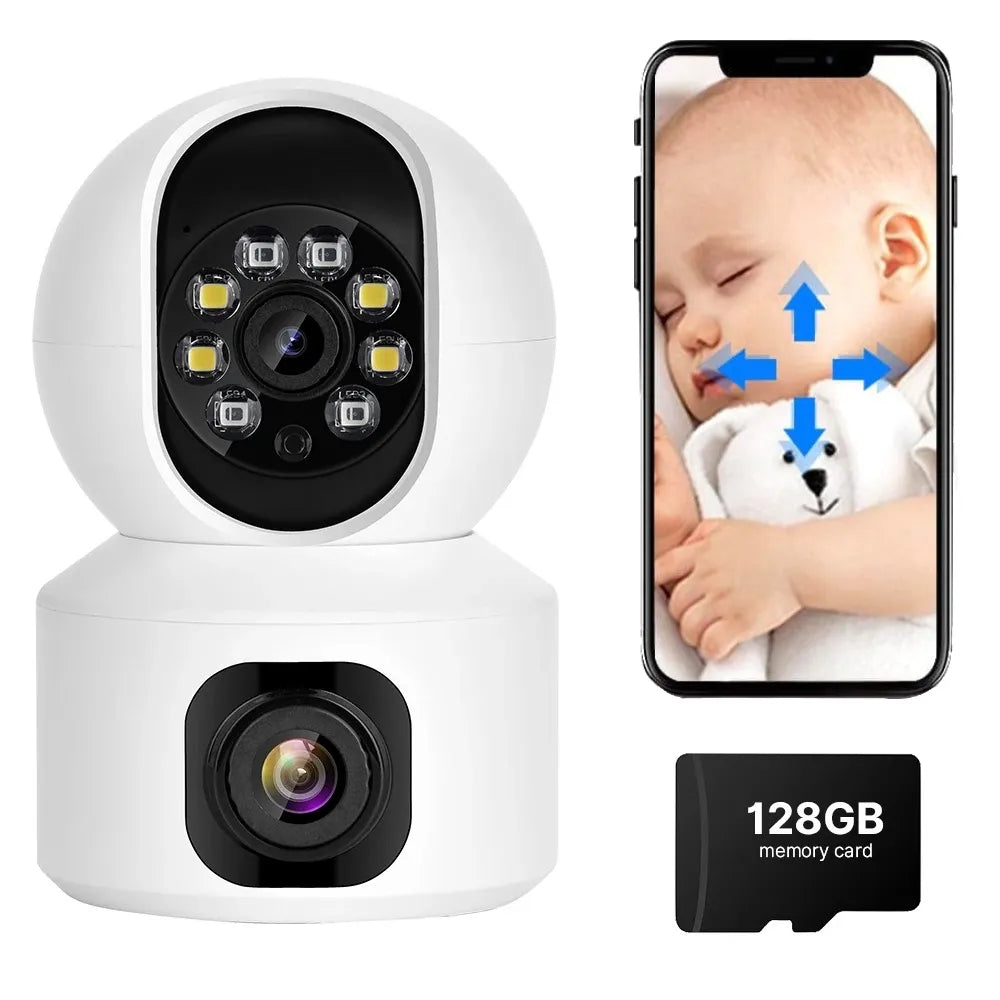 Smart babymonitor med 2K HD och mobilapp