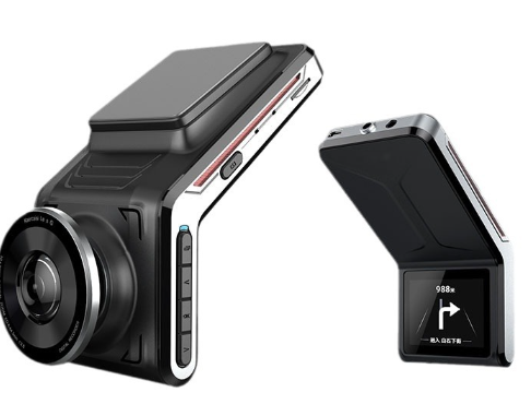 4K Dashcam med dobbelt kamera til overvågning døgnet rundt