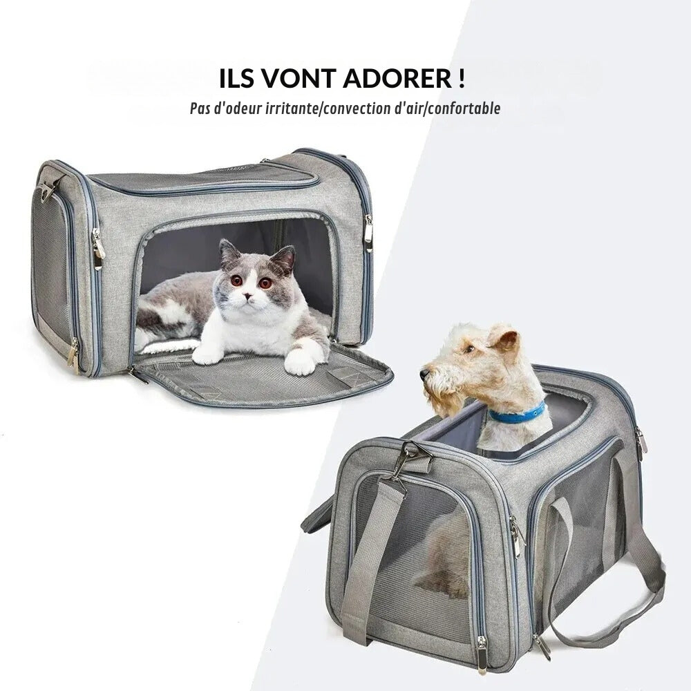 Säker och bekväm transportbur för hundar