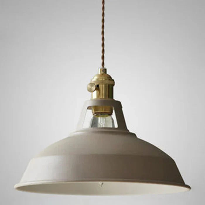Retro taklampa i metall i industriell stil för matsal E27