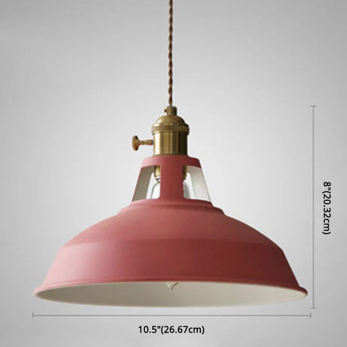 Retro taklampa i metall i industriell stil för matsal E27