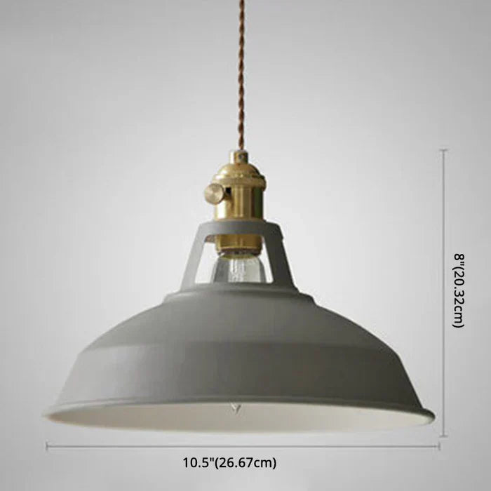 Retro taklampa i metall i industriell stil för matsal E27