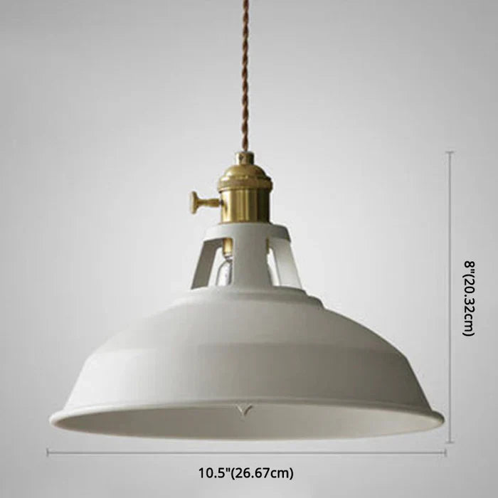 Retro taklampa i metall i industriell stil för matsal E27