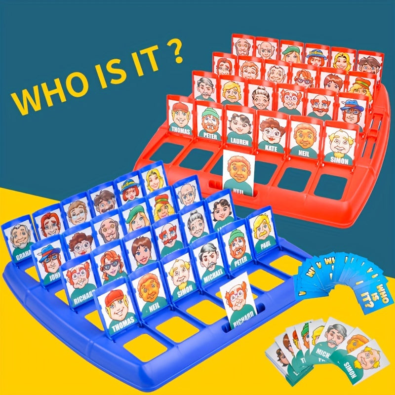 Interaktivt brætspil til familier og venner - Hvem er det?