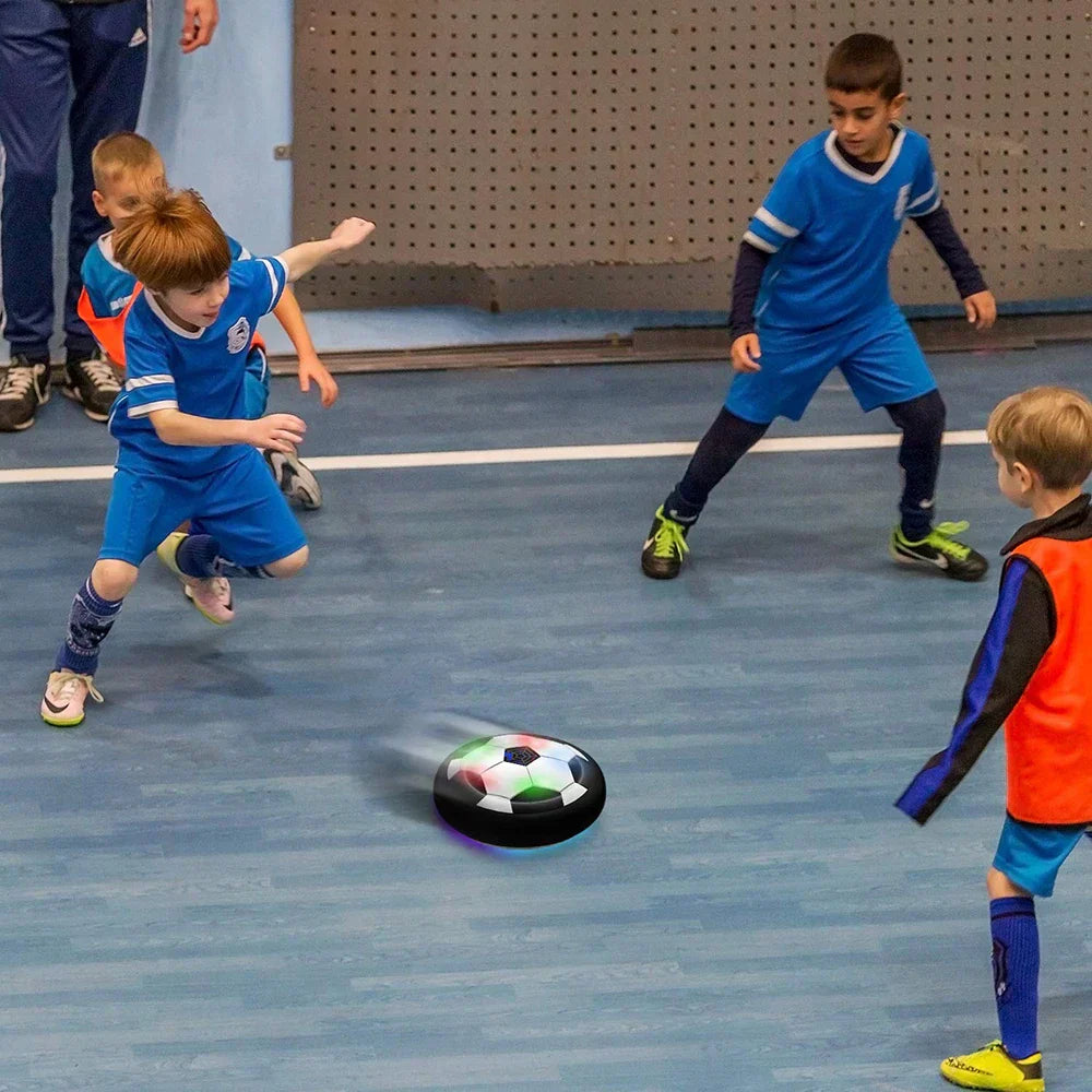 Interaktiv Sportleksak - Svävande Fotboll med LED och och Musik