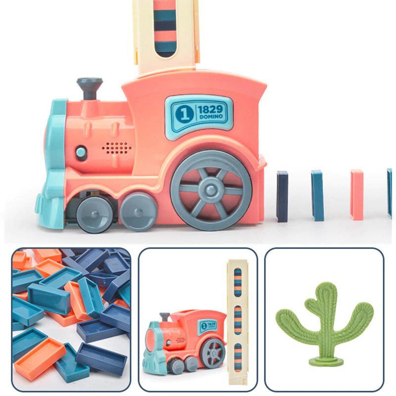 Automatisk Domino Tog: Kreativ Leg og Læring for Børn