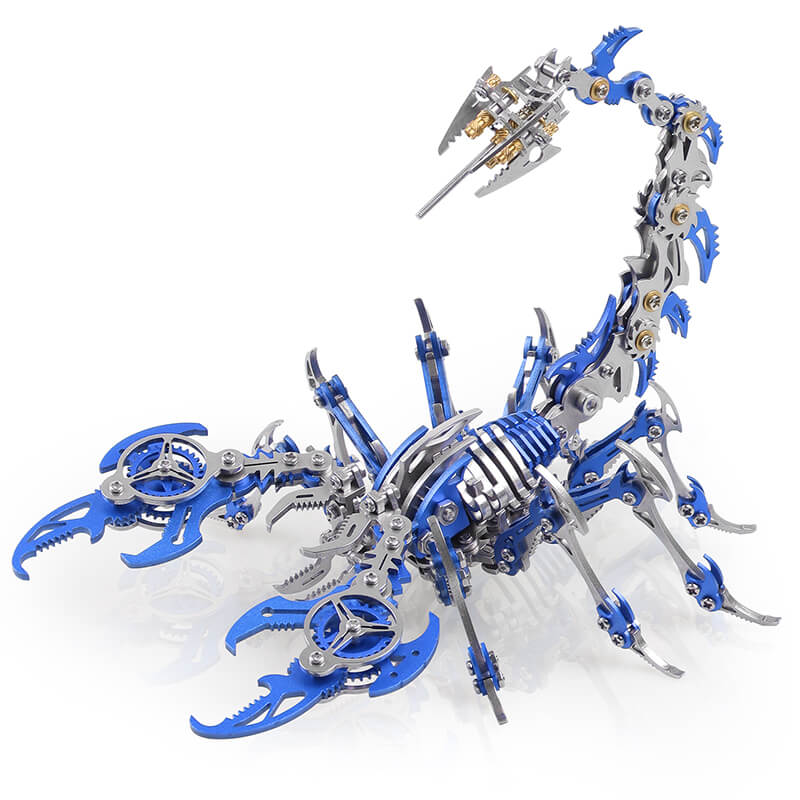 Kreativt Mekanisk Skorpion Modelkit i Stål til Hjemmet