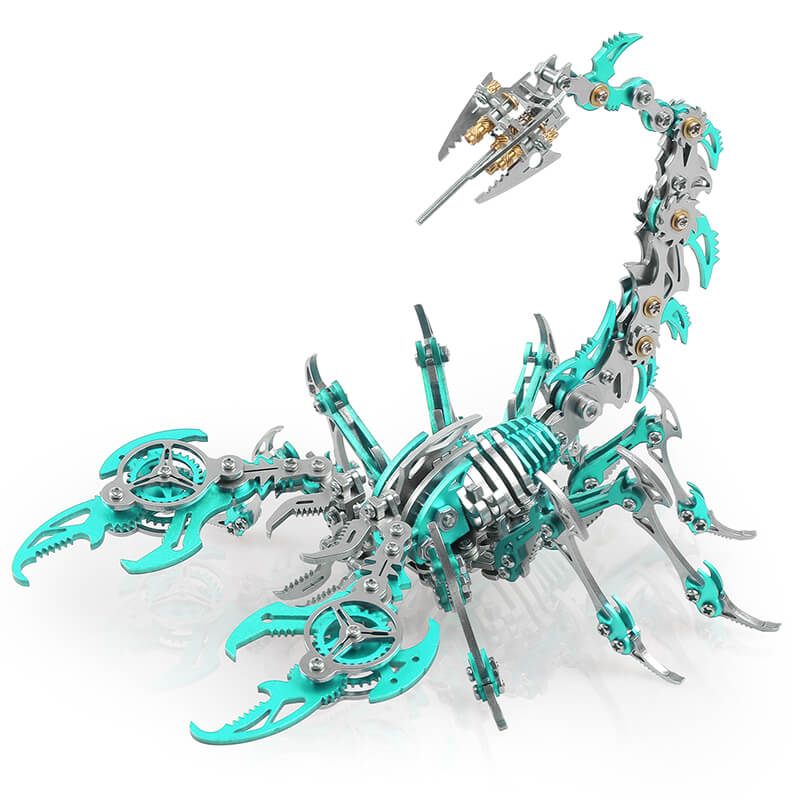 Kreativt Mekanisk Skorpion Modelkit i Stål til Hjemmet