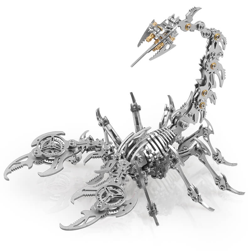 Kreativt Mekanisk Skorpion Modelkit i Stål til Hjemmet