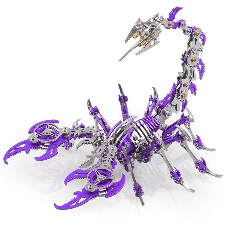 Kreativt Mekanisk Skorpion Modelkit i Stål til Hjemmet