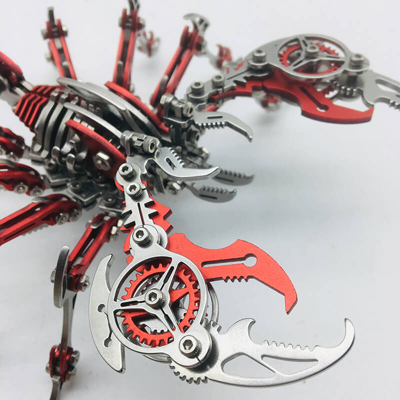 Kreativt Mekanisk Skorpion Modelkit i Stål til Hjemmet