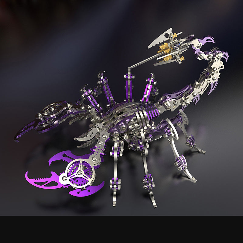 Kreativt Mekanisk Skorpion Modelkit i Stål til Hjemmet