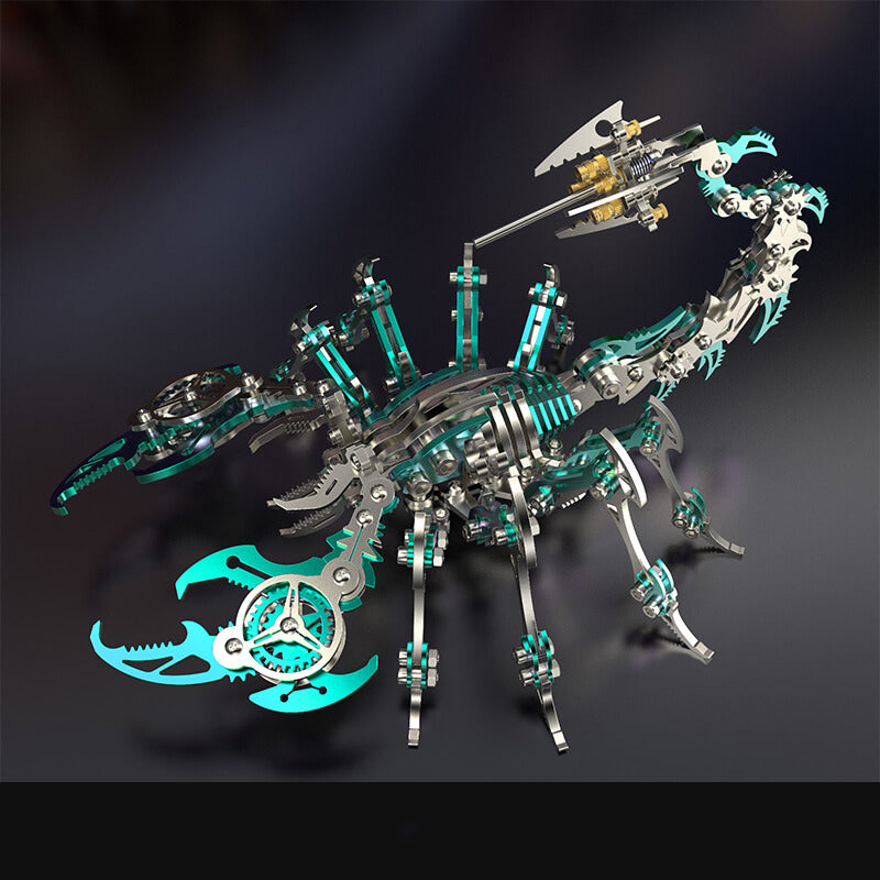 Kreativt Mekanisk Skorpion Modelkit i Stål til Hjemmet