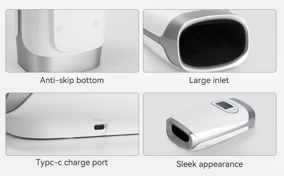 Trådløs Håndmassager med Kompression – Lindre Smerter Hurtigt