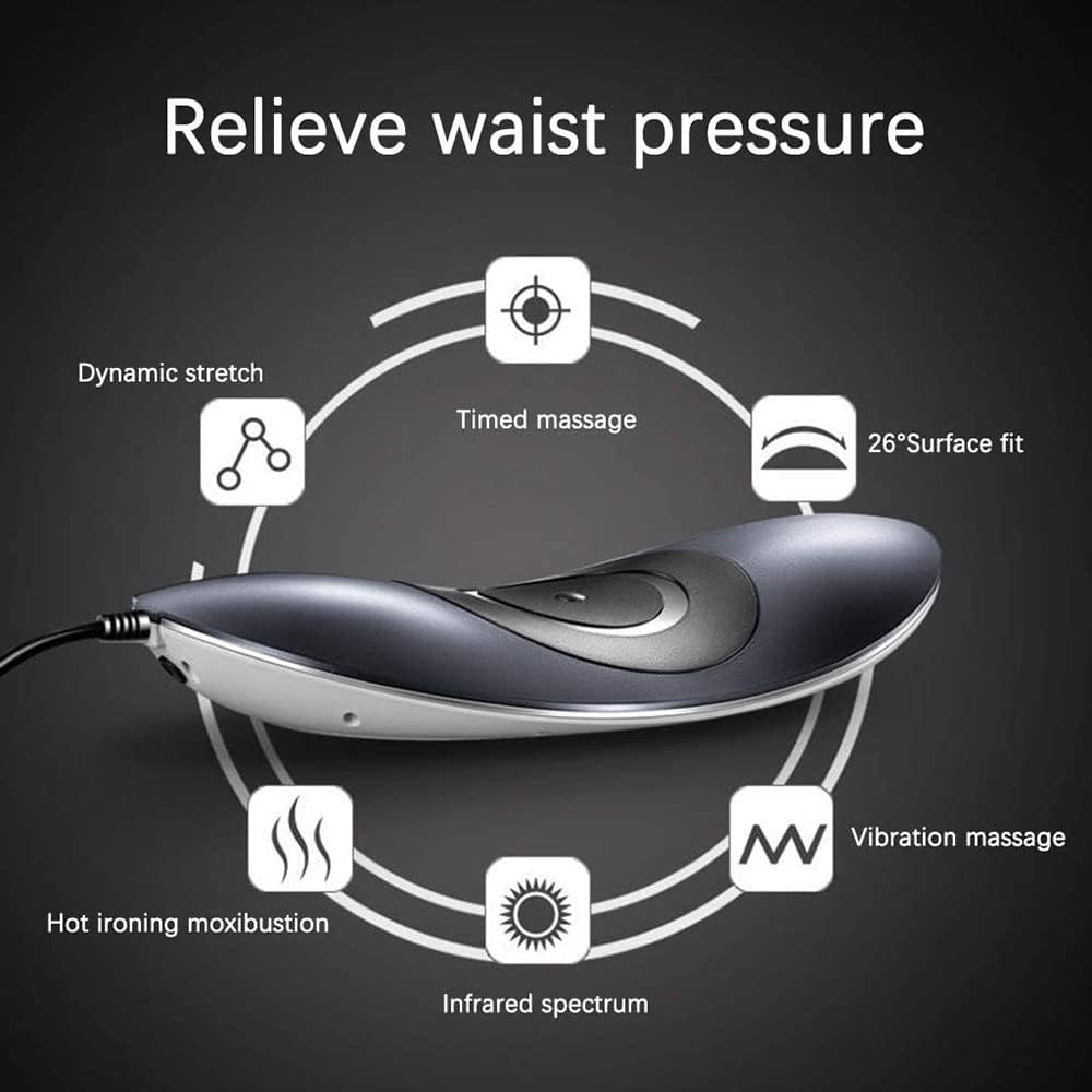 Effektiv Elektrisk Rygmassager med Varme til Smertelindring