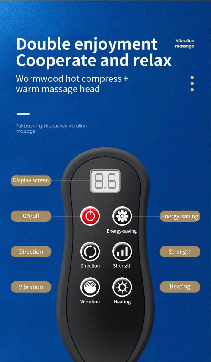 Avancerad Massagekudde för Nacke och Rygg – Upplev Ultimat Avslappning