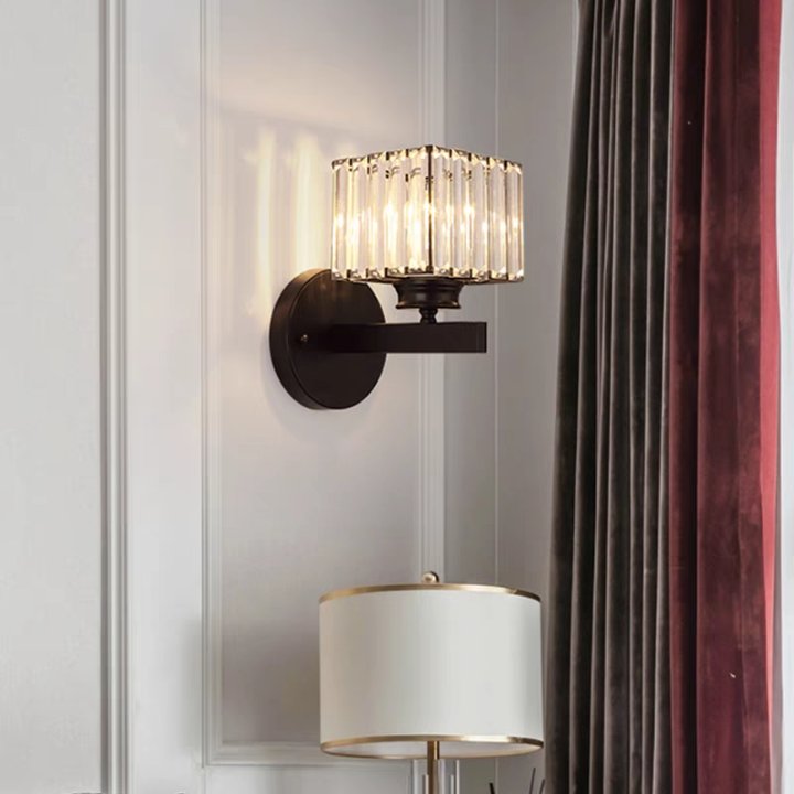 Krystalvæglys med Moderne Design – Elegance til Dit Hjem