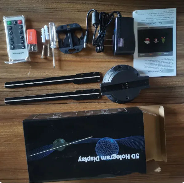 3D Holografisk Fan Display – Effektiv Reklame til Events og Butikker