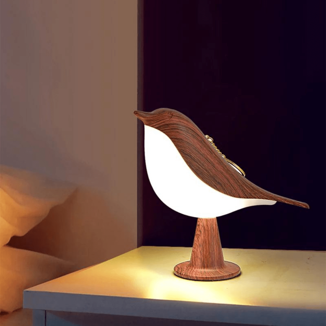 Taktile Natlampe i Fugleform - Skab Den Perfekte Stemning