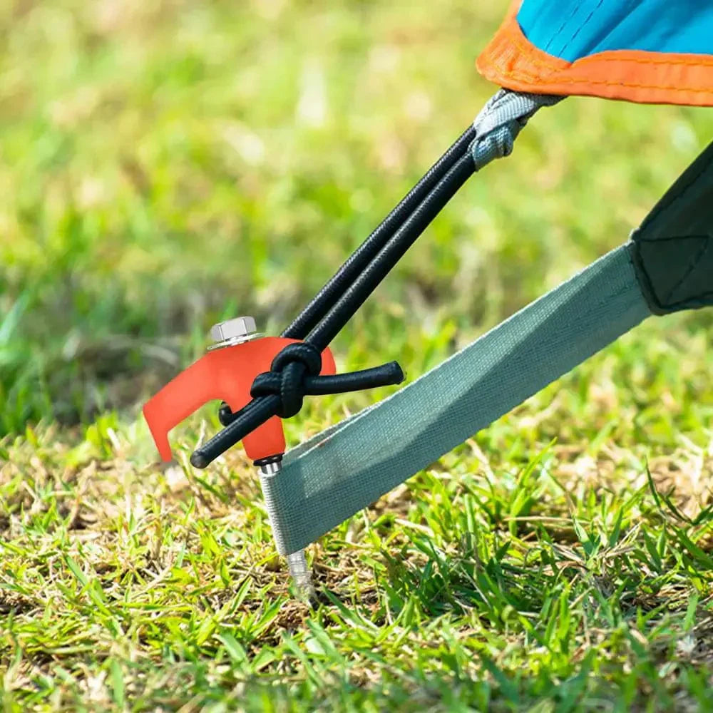 Ultra-stærke skrueteltpløkker til sikker forankring