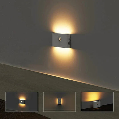 GlowStep – LED-nattlampor med rörelsesensor, USB-laddning och mjukt, varmt ljus