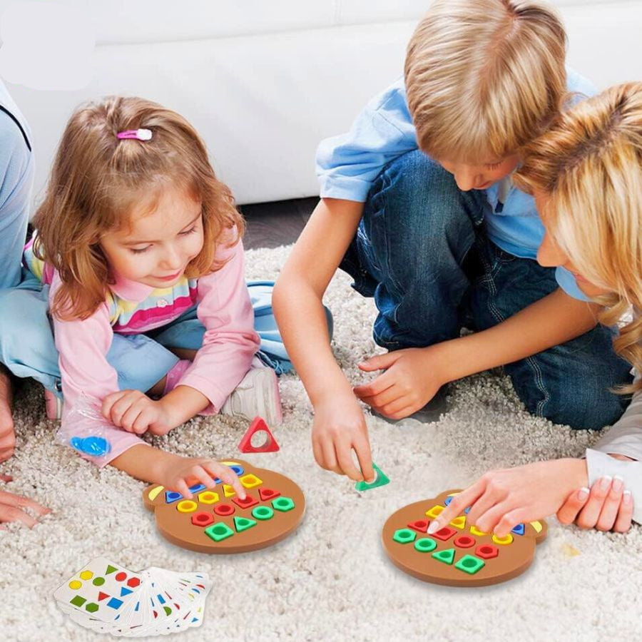 Farverig Formpuzzle til Børn - Læreleg