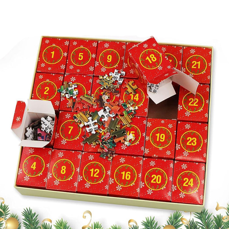 Julkalenderpussel - 24 dagars nedräkning