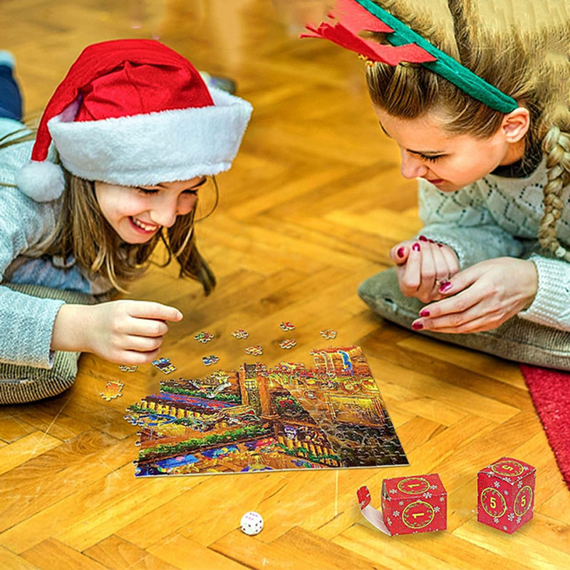 Julkalenderpussel - 24 dagars nedräkning
