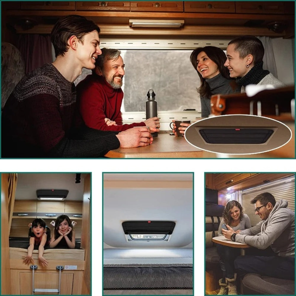 Elegant rullbar campingfönstermarkis för optimal komfort