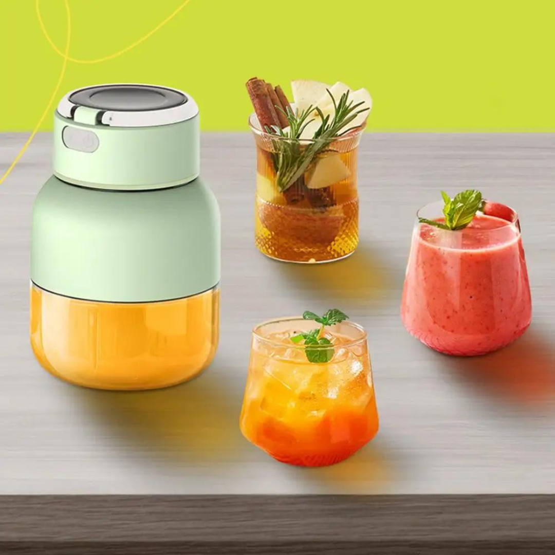 Bærbar 2-i-1 Blender og Saftpresser