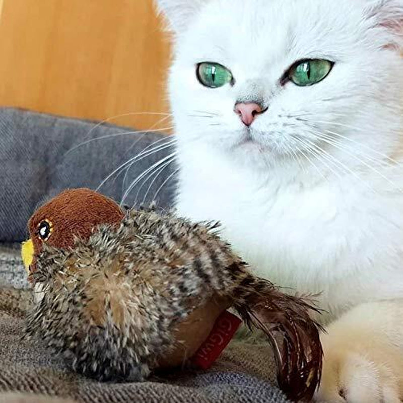 Interaktiv kattleksak - ChirpBird